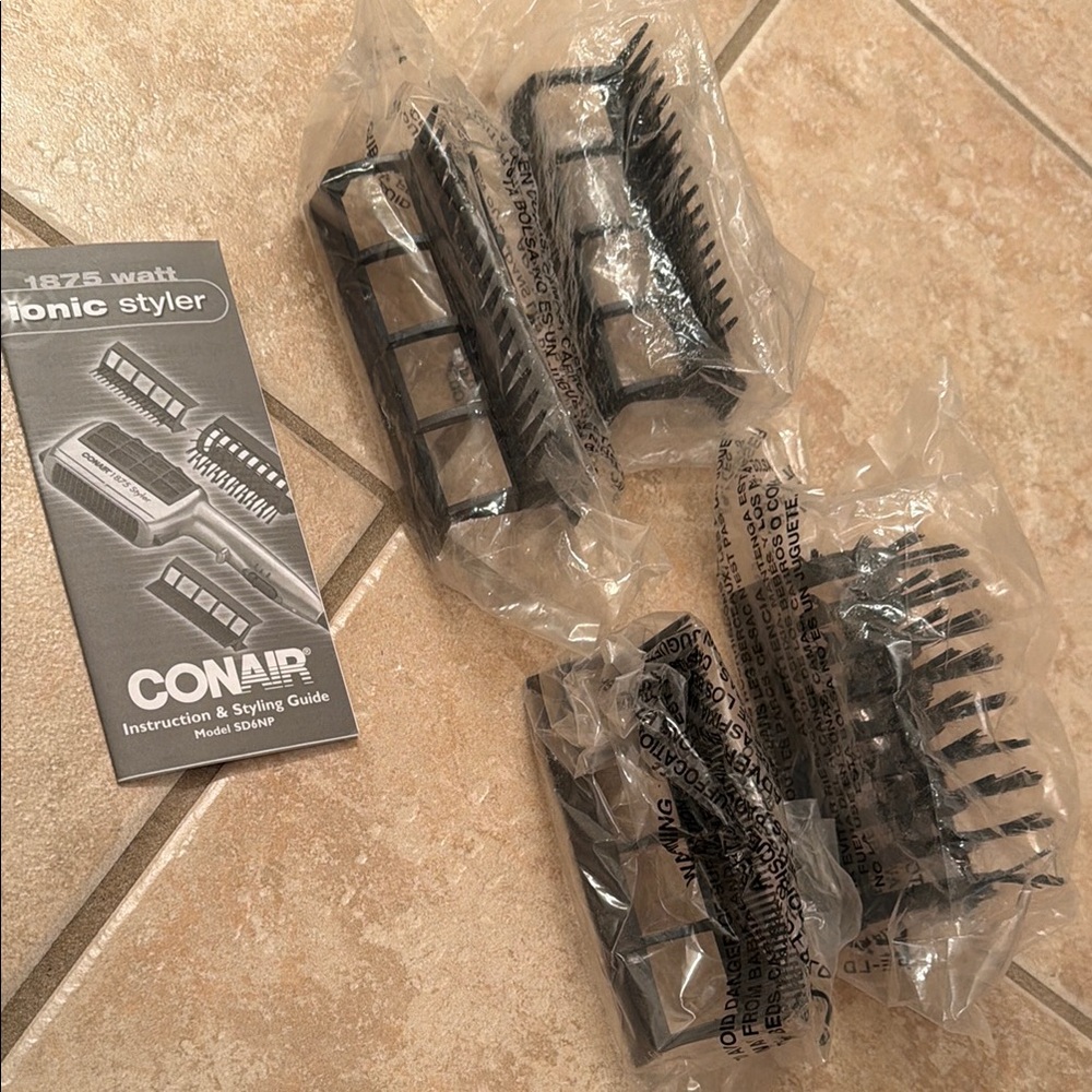 Conair Black Replacement Styling Clips - Pack of 4